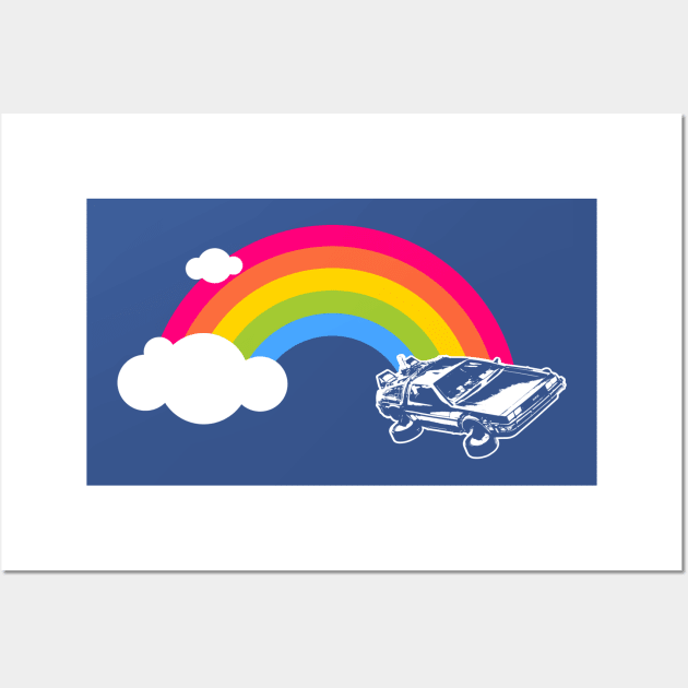 BACK TO THE FUTURE - RAINBOW Wall Art by ROBZILLANYC